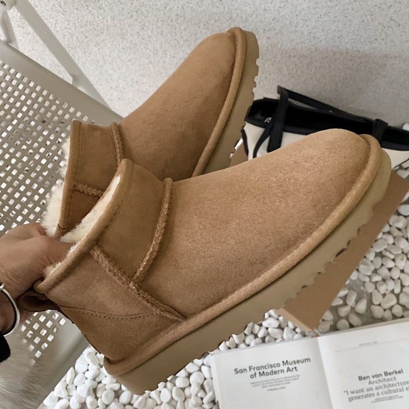 unisex suede boots 