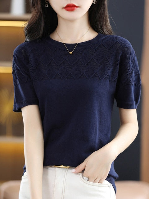 Knitted Jumper Sweater Blouse